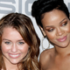 Image for article titled Rihanna and Miley Cyrus Want to Do Lesbian Mouth-Hugging